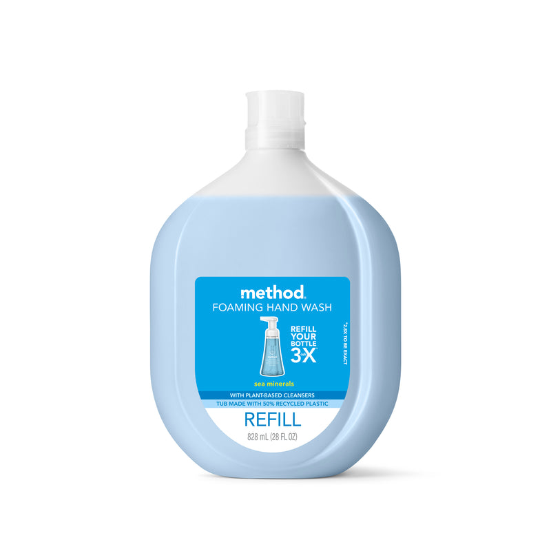 foaming hand wash refill 828ml - sea minerals (new packaging)